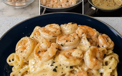 Räkpasta med Alfredosås – Krämig, snabb och supergod