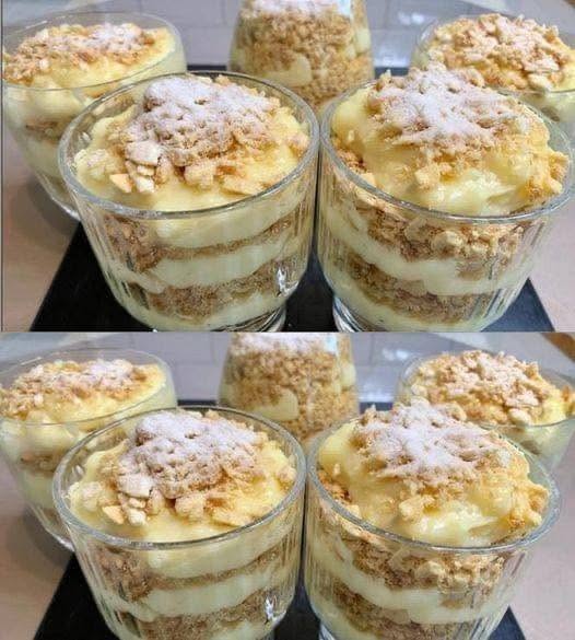 Krämig vaniljdessert i glas – så enkel att alla vill ha fler!