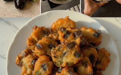 Krispiga auberginefritters