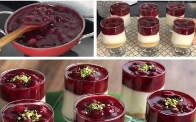 Oemotståndlig cheesecake i en kopp! Enkel och uppfriskande att göra på 10 minuter…