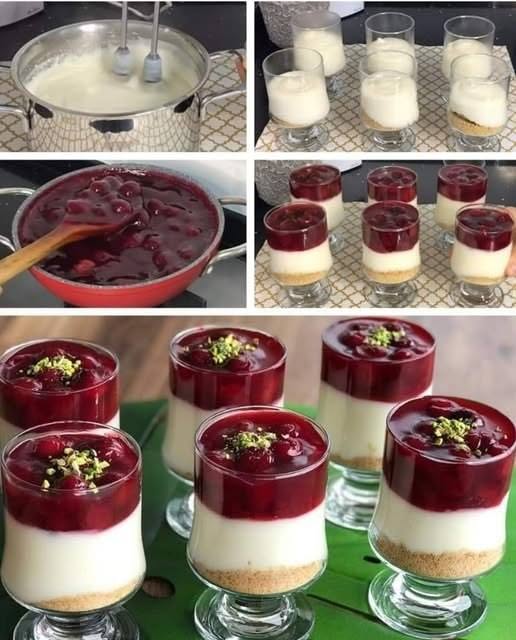 Oemotståndlig cheesecake i en kopp! Enkel och uppfriskande att göra på 10 minuter…