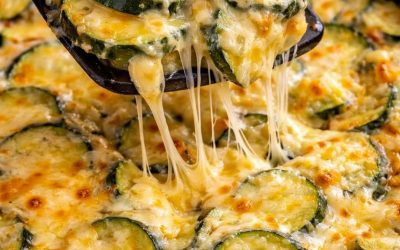 Zucchini- och ostgratäng