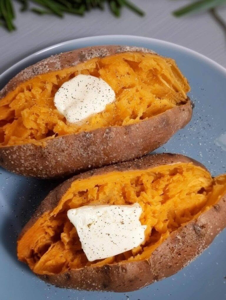 Sötpotatis i mikrovågsugnen