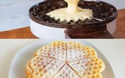 Fluffiga hjärtformade våfflor – enkla, mjuka och gyllenbruna