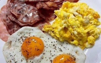 Vad saknas på denna frukosttallrik?