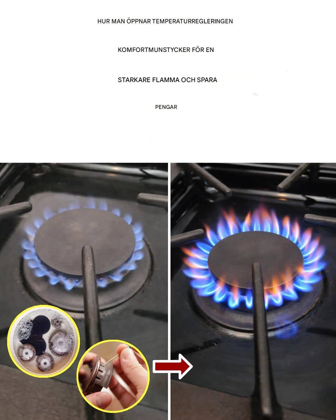 Så här rengör du igensatta brännarmunstycken på din spishäll för att förbättra prestandan