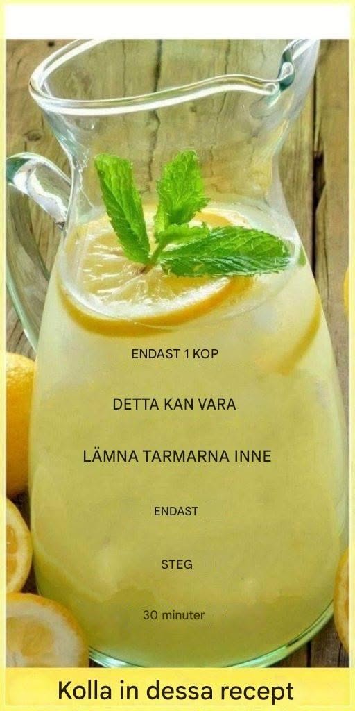 Ett naturligt elixir för att rengöra kroppen – en enkel dryck som återställer lätthet och energi.