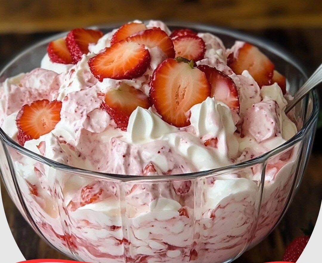 En somrig dröm i glas – krämig jordgubbsdessert som smälter hjärtan 🍓
