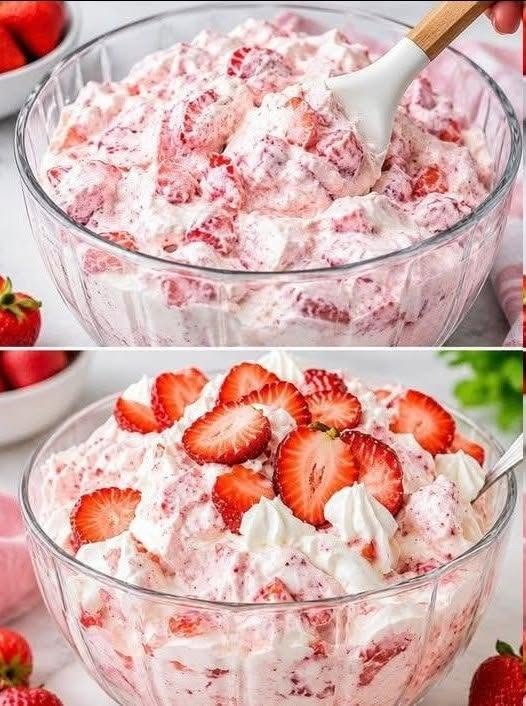 Bättre än glass, jordgubbsyoghurtdröm med 4 ingredienser