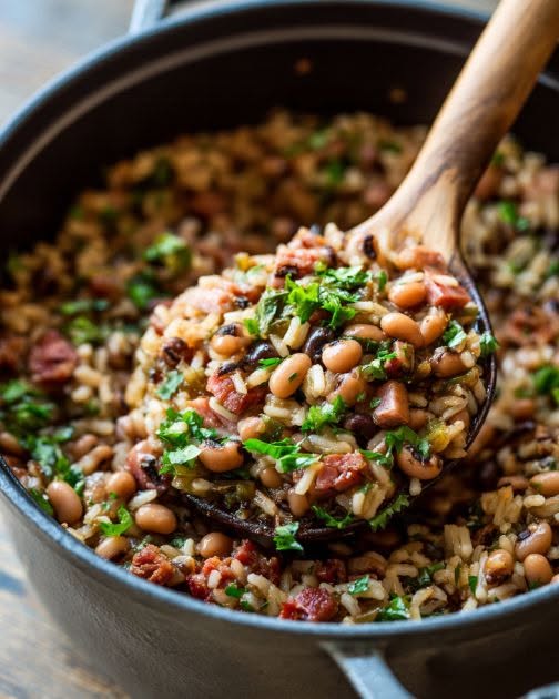 Enkel Southern Hoppin’ John med fyra ingredienser