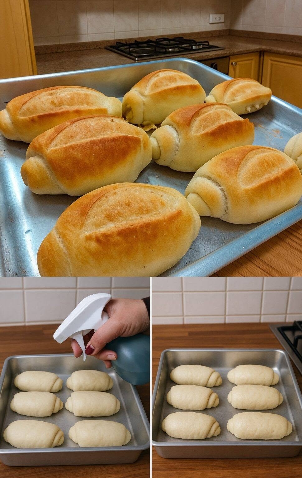 🥖 Franskt bröd (Bolillo) 😋 Ett bröd som är krispigt på utsidan, mjukt på insidan … perfekt att följa med alla dina måltider eller för att göra läckra