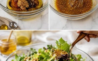 Denna snabba honung- och senapsdressing kommer att påminna dig om din favoritrestaurang!