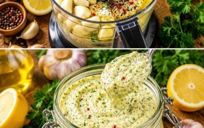 Krämig vitlök- och örtkräm – kryddig, fräsch och enkel
