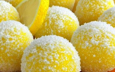 Ultralena tryfflar med citron och kokos