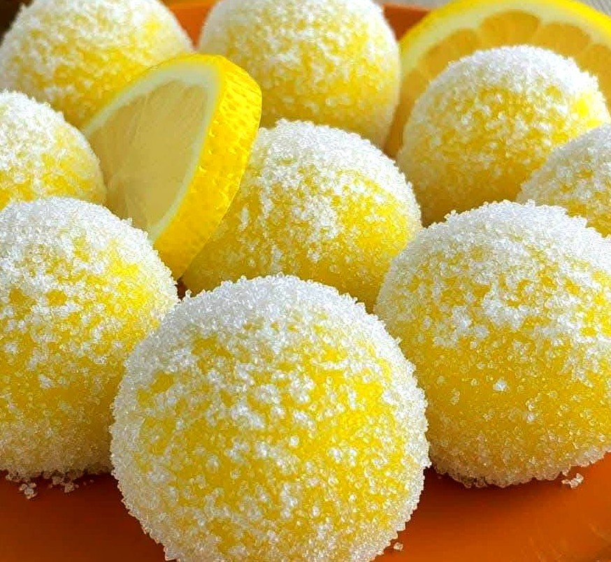 Ultralena tryfflar med citron och kokos