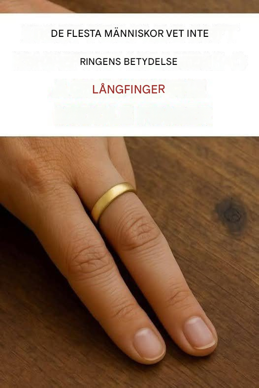 Vad betyder egentligen att bära en långfingerring?