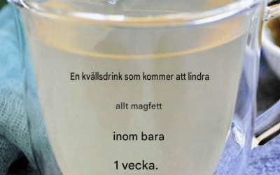 Drick före sänggåendet för att bli av med allt magfett på bara en vecka.