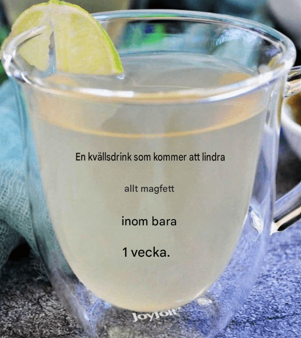 Drick före sänggåendet för att bli av med allt magfett på bara en vecka.