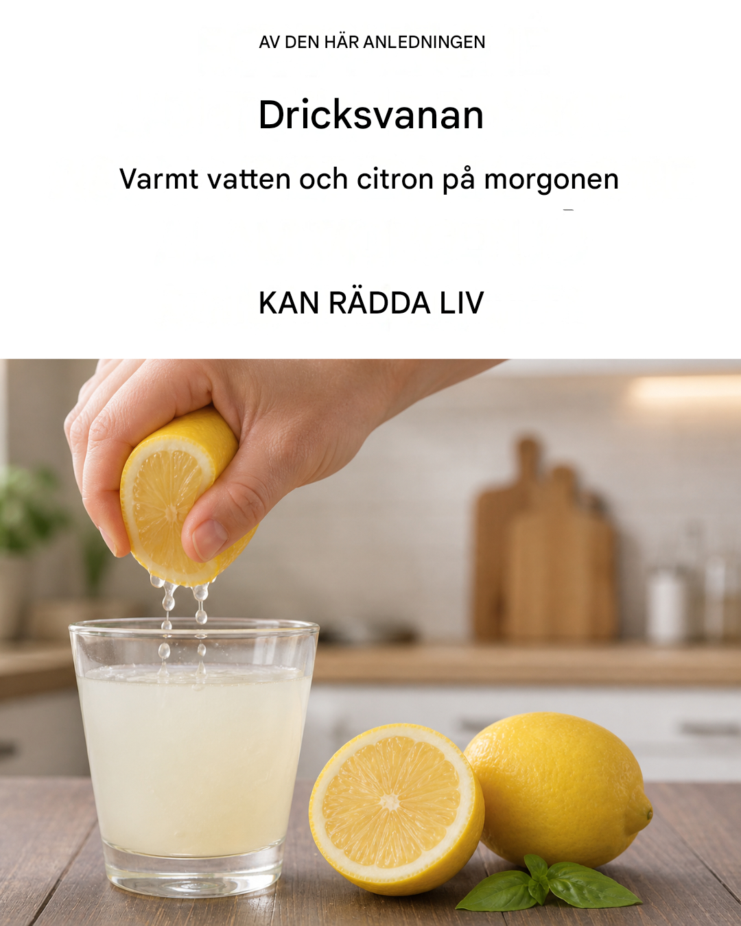 Varmt vatten med citron på morgonen: Det är därför denna vana kan rädda våra liv.