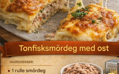 Tonfisksmördeg med ost – krispig, krämig och smakrik