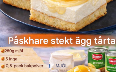 Stekt äggkaka med aprikoser – krämig, fruktig och perfekt till påsk
