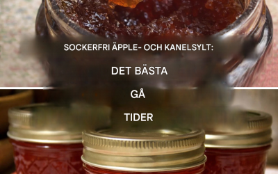 Sockerfri äppel- och kanelsylt: Läcker, hälsosam och dietvänlig