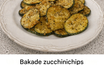 Krispiga ugnsbakade zucchinichips (airfryer-alternativ) – Snabbt och hälsosamt recept