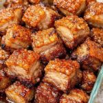 ”Min granne brukade ta med sig dessa till varje trädgårdsfest och de varade aldrig i fem minuter. Bara 3 ingredienser för krispig, salt perfektion…” Jag