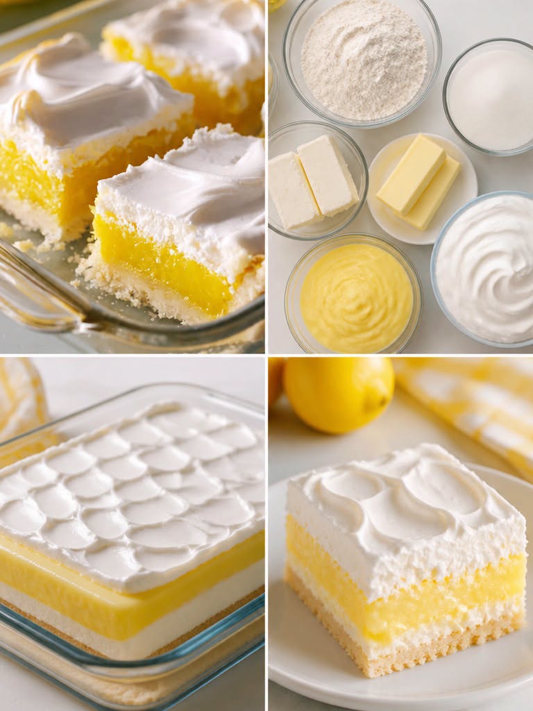 🍋🍰 Kolla in receptet nedan på en läcker citron-krämostdessert!