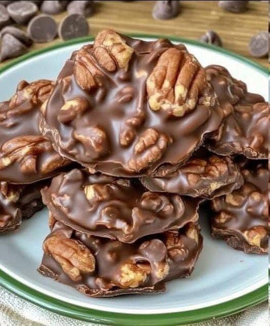 Choklad-Pecan-Klustersköldpaddor!!!
