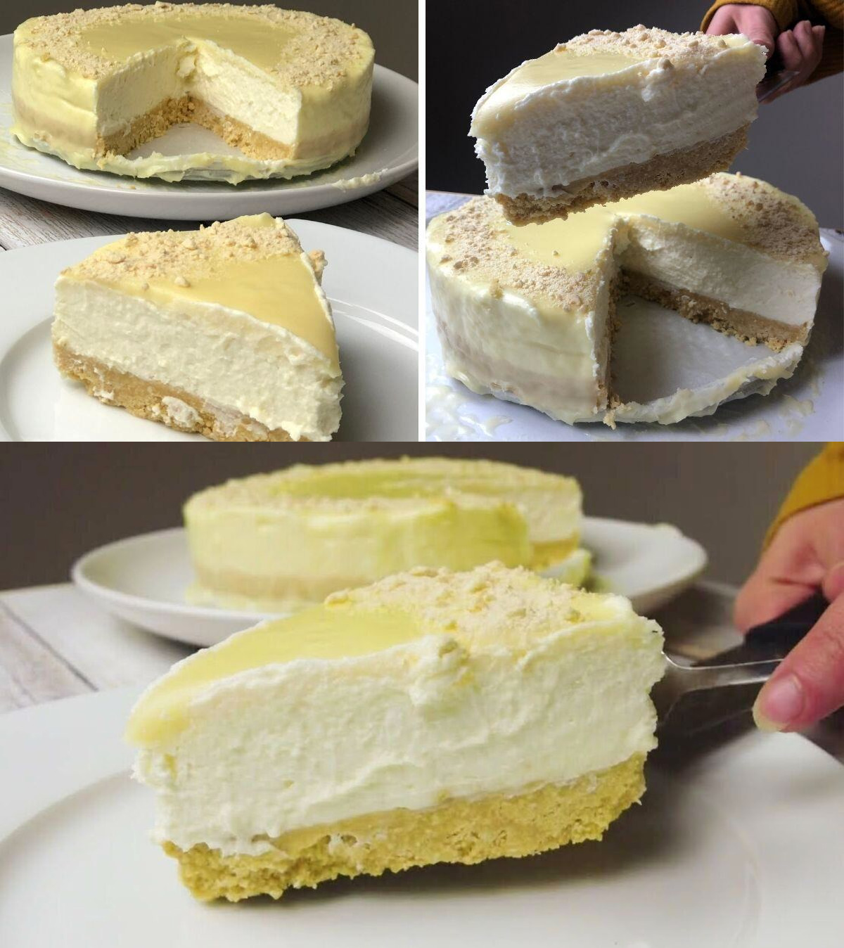 Galen, blixtsnabb cheesecake utan bakning