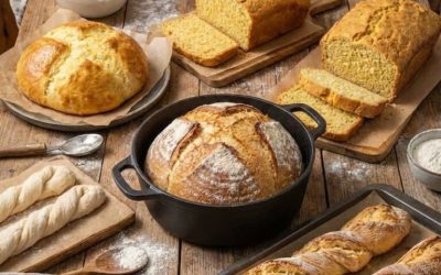 5 snabba bröd utan någon bakerfarenhet – krispiga på mindre än 1 timme!