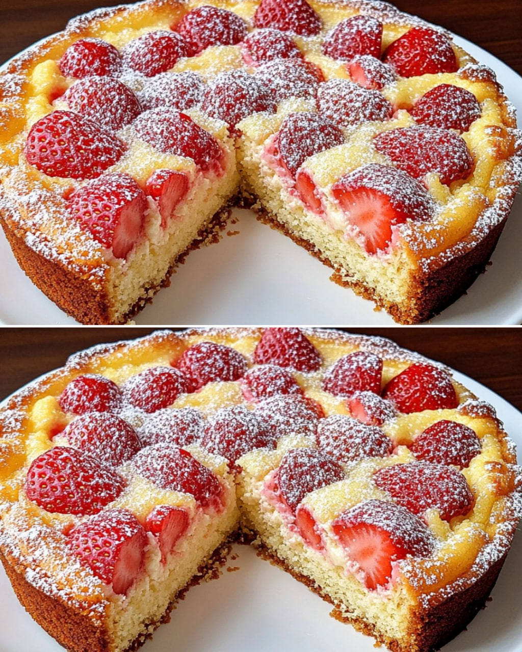 Italiensk jordgubbstårta
