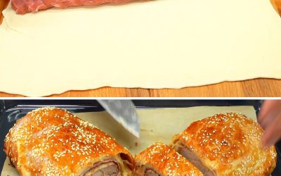 En vän lärde mig ett recept på en utsökt fläskfilé i smördeg!