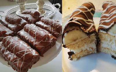 Chokladbananer som från ett bageri, vansinnigt gott!