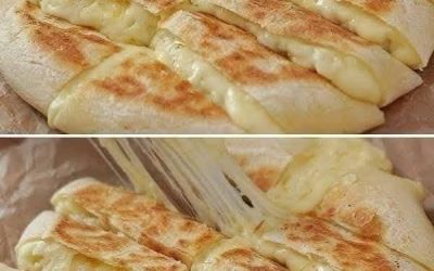 Bröd med smulad ost och vitlök: den perfekta frestelsen att dela