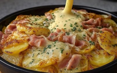 skinka med Potatisgratäng