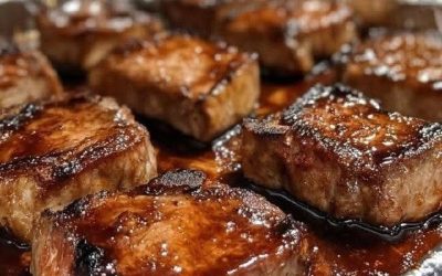 Rostade fläskkotletter med hoisinsås och apelsinsås