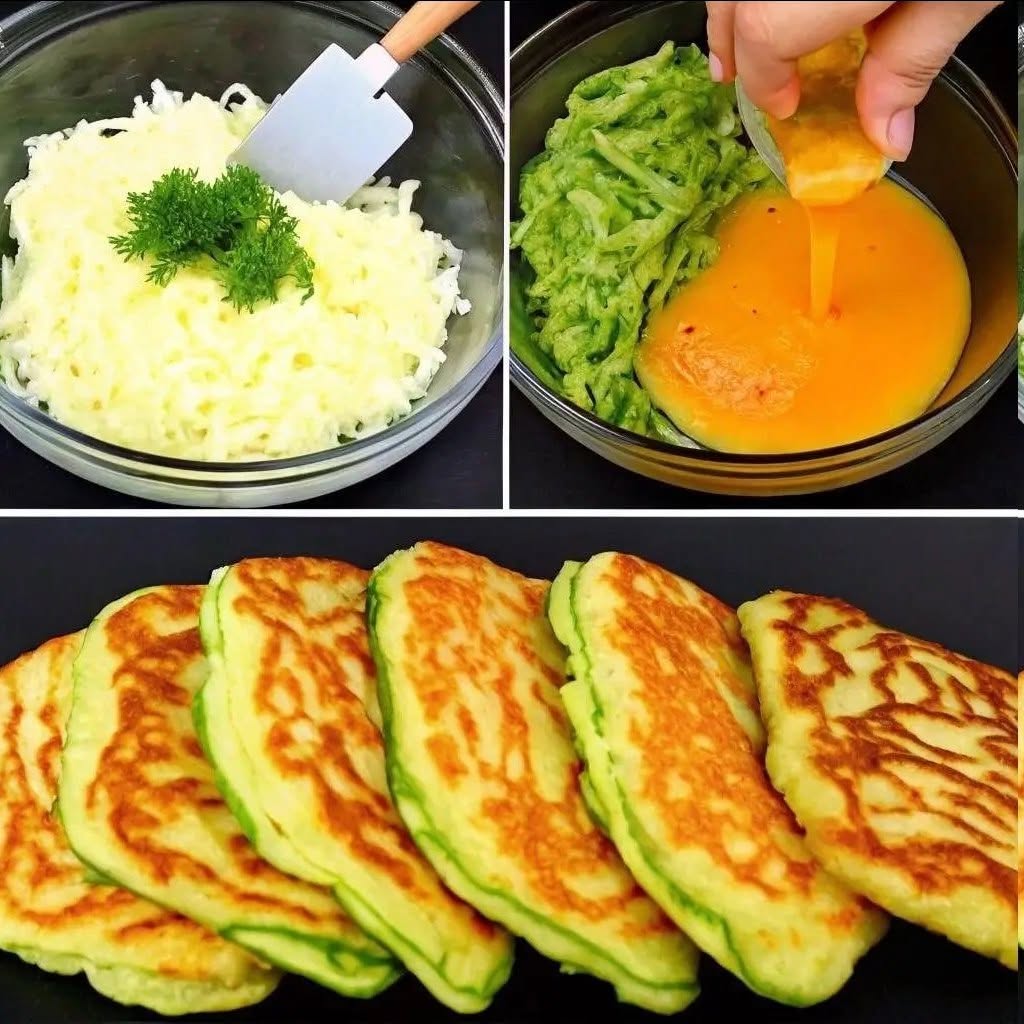 Stekt zucchini