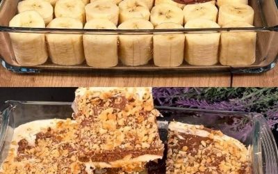 Chokladkaka med banan