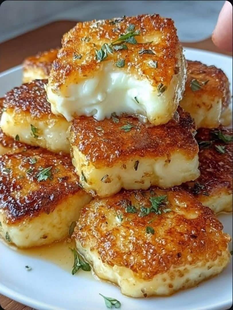 Friterad halloumi med 3 ingredienser: din 10-minutersbiljett till salt, krispig och ostliknande njutning