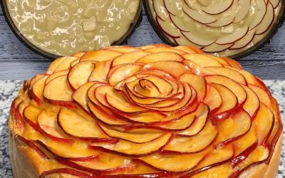 Äppelblomstårta — Elegant, saftig och spektakulär
