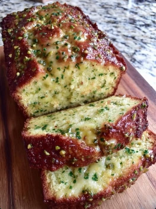 Zucchini- och pistagebröd
