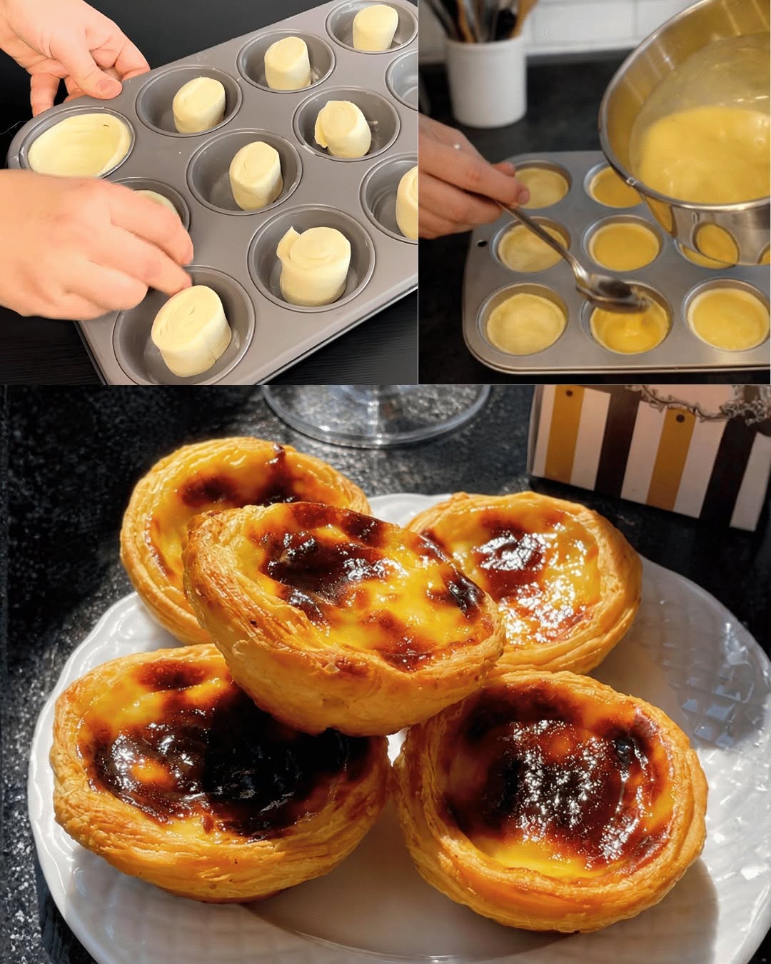 Pastéis de Nata – Autentiskt portugisiskt recept 🇵🇹
