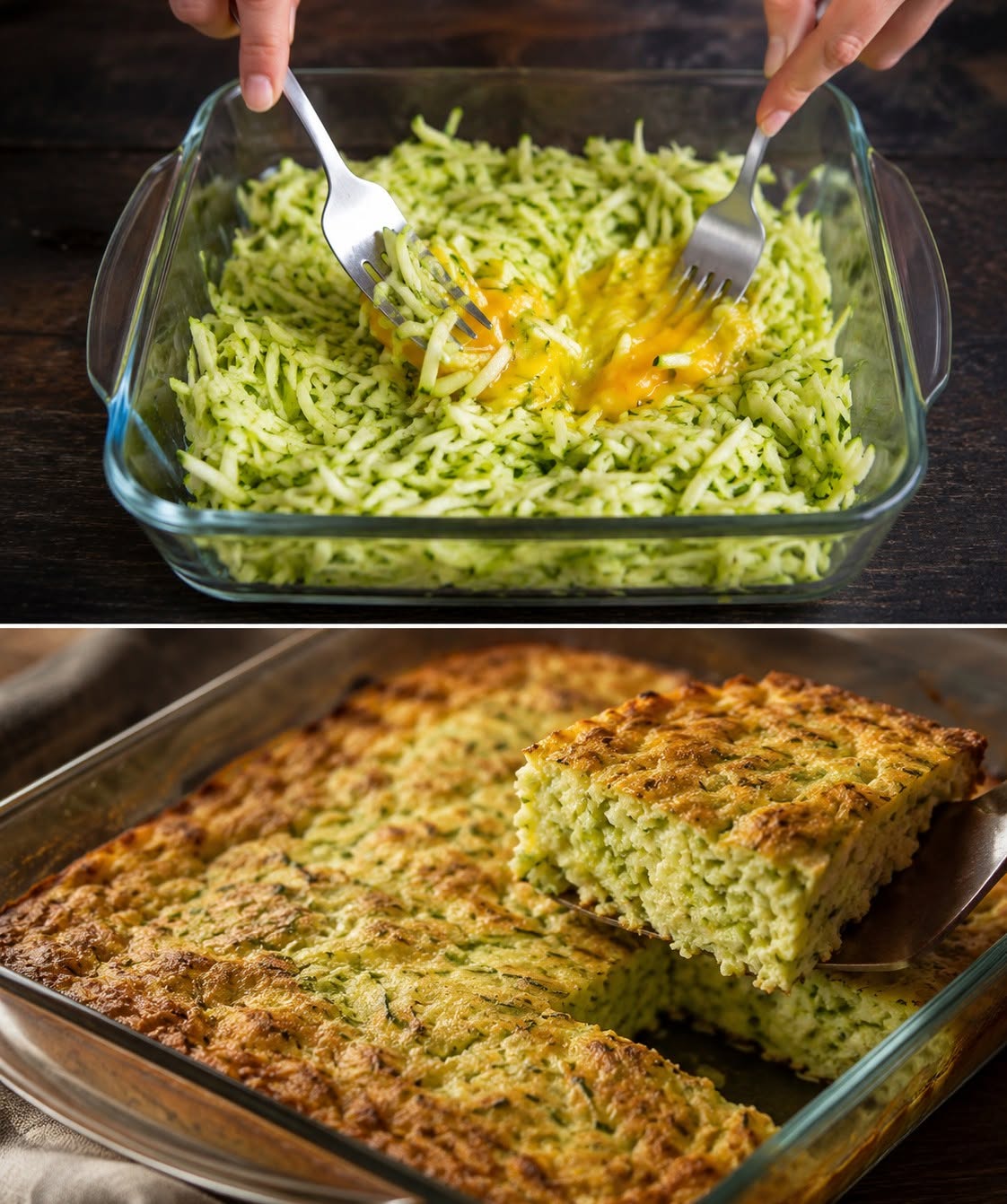 Zucchini och två ägg – bara 3 ingredienser blir en utsökt lunch. Vem provar detta?