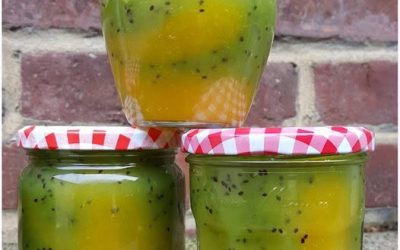 Mango-kiwimarmelad för 6 burkar – enkel att tillaga