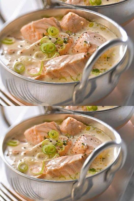 Krämig laxsoppa – Enkelt recept med mör lax och en delikat gräddsås