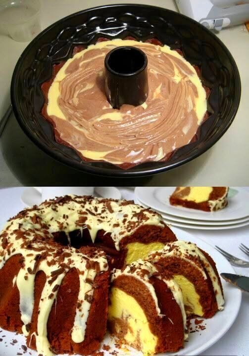 Kvarg Bundtkaka gjord med 300 g mjöl på 15 minuter 😋