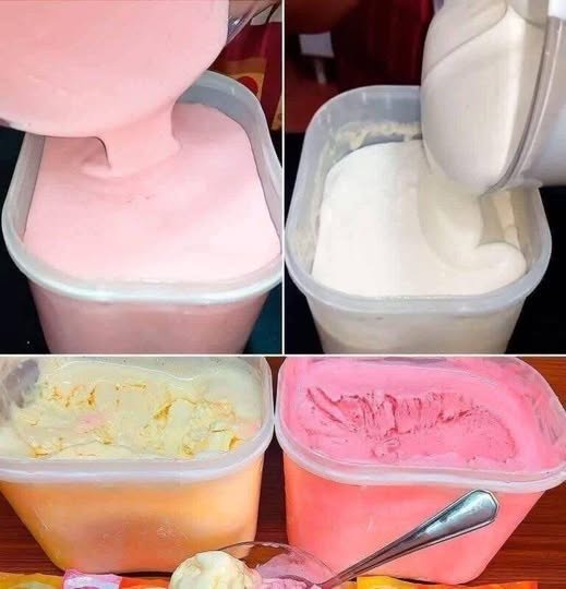Enkelt glassrecept: 4 ingredienser och väldigt krämig, ger bra resultat 🍨 Jag skickade det till personen som skickade det. Hej 😋