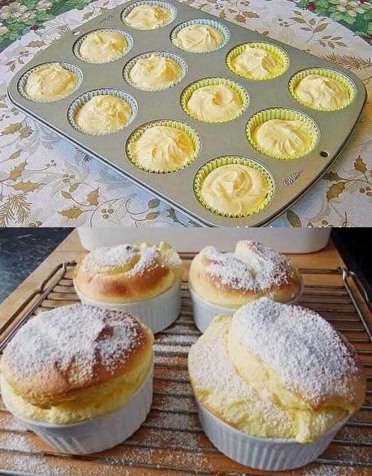 Blanda vaniljpudding med 450 g kvarg, muffins på 5 minuter!